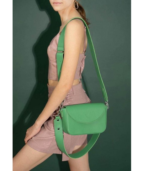 Women's leather bag Molly green