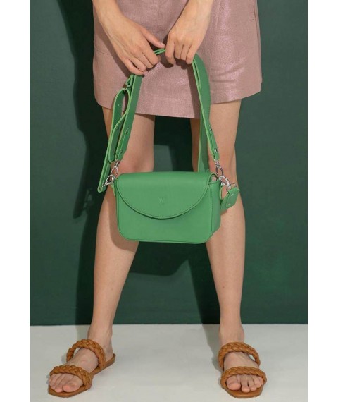Women's leather bag Molly green