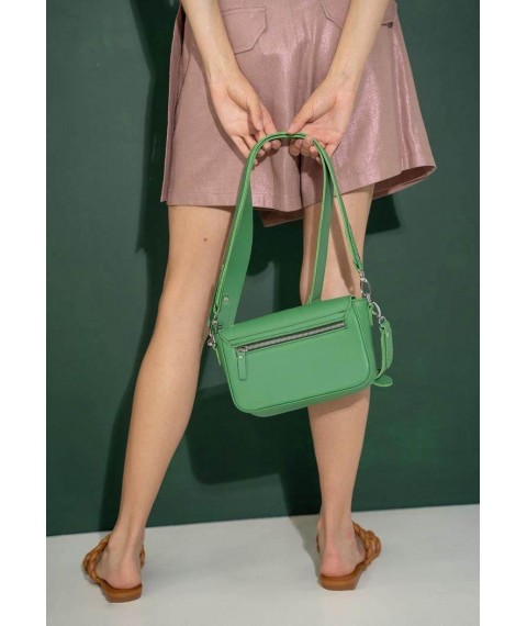 Women's leather bag Molly green