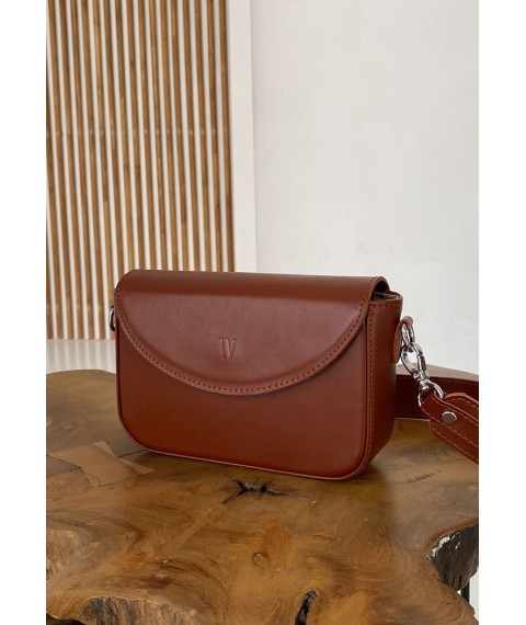 Women's leather bag Molly light brown