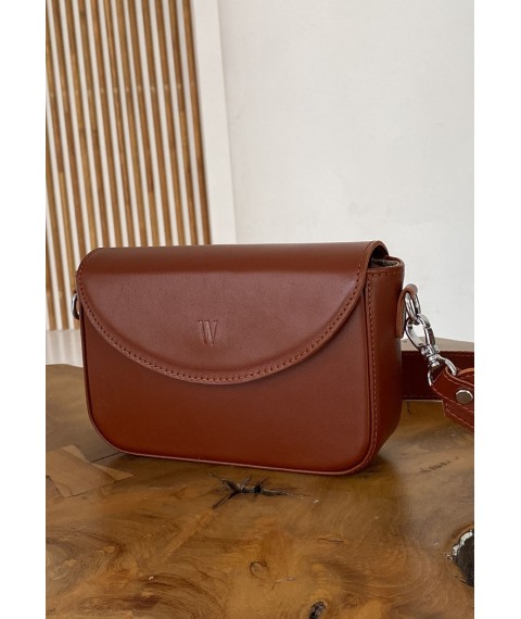 Women's leather bag Molly light brown