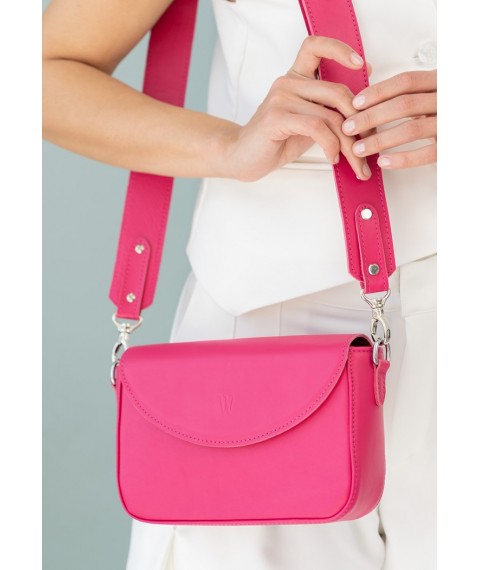 Women's leather bag Molly fuchsia