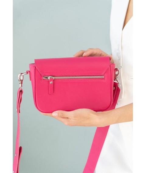 Women's leather bag Molly fuchsia