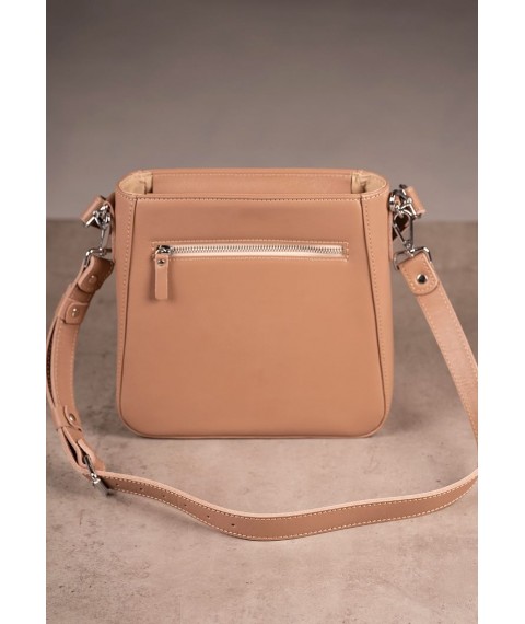 Women's leather bag Stella caramel crust