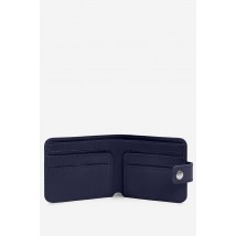 Кожаное портмоне Mini 2.2 темно-синий