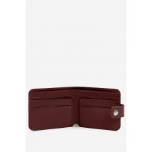 Кожаное портмоне Mini 2.2 бордовый