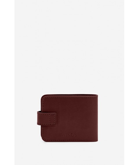 Leather wallet Mini 2.2 burgundy