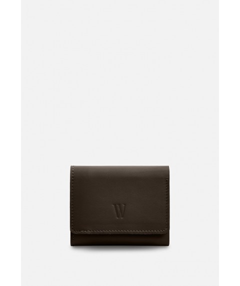 Trinity leather wallet chocolate crust
