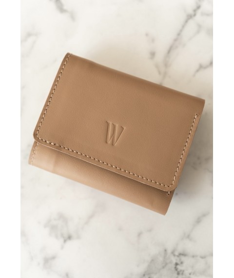 Trinity leather wallet caramel crust