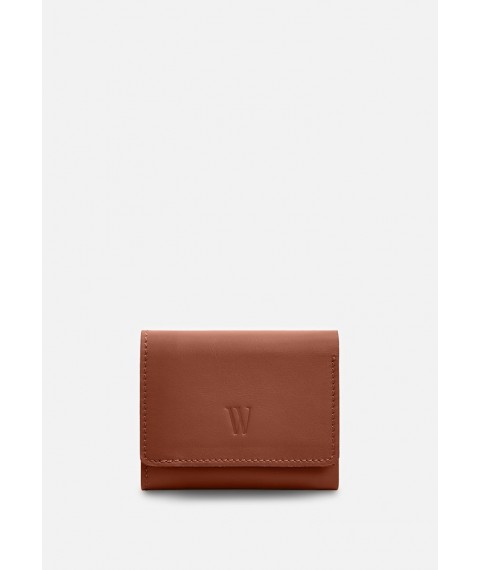 Trinity leather wallet dark brown crust