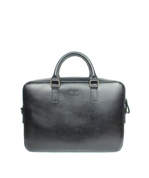 Leather business bag Briefcase 2.0 black saffiano