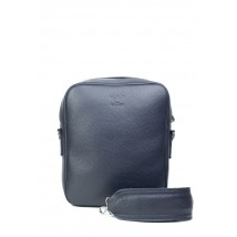 Leather bag Challenger S blue flotar