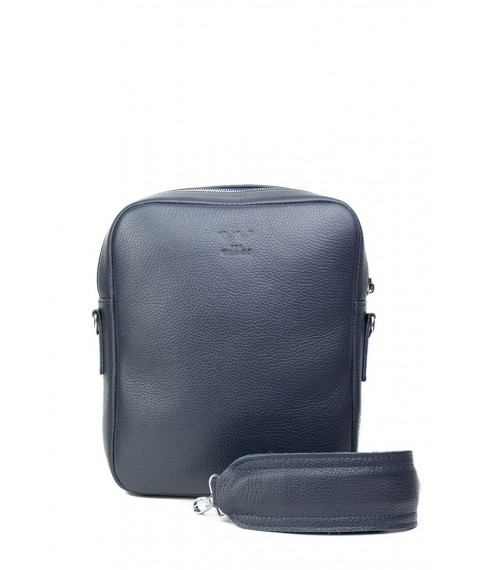 Leather bag Challenger S blue flotar