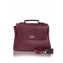 Women's leather bag Classic burgundy