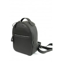 Leather backpack Groove S graphite