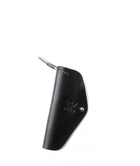 Leather key holder black
