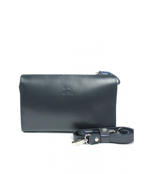 Leather mlatch blue