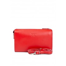 Women's leather mlatch red