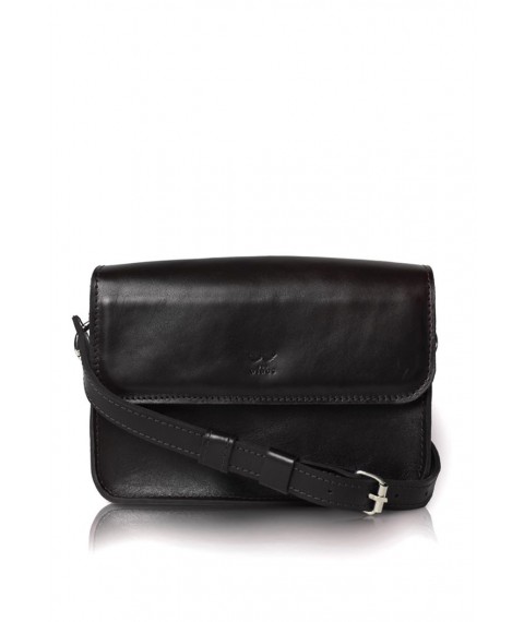 Leather mini bag Moment black