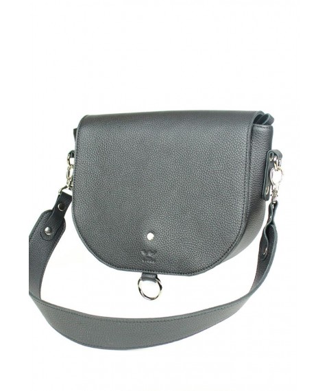 Women's leather bag Ruby L black flotar