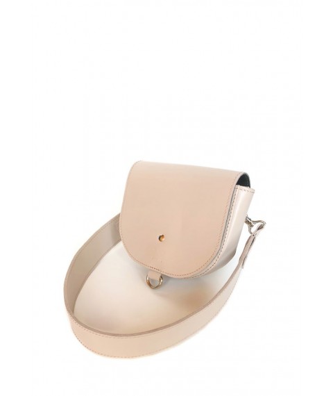 Women's leather bag Ruby S beige