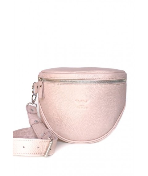 Leather waist bag-crossbody Vacation powder flotar