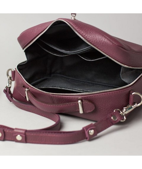 Women's leather bag Avenue burgundy flotar