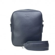 Leather bag Challenger S blue flotar