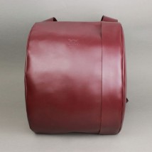 Leather backpack Cloud S burgundy