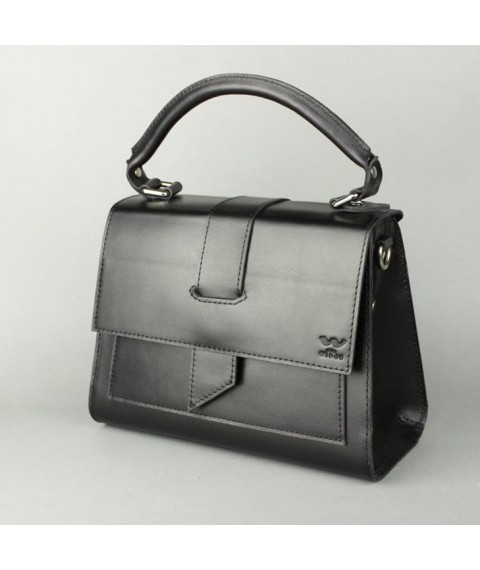 Women's leather bag Ester black