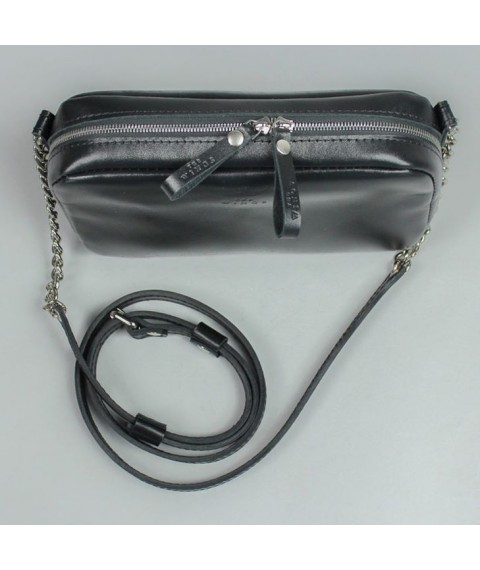Faith leather bag black
