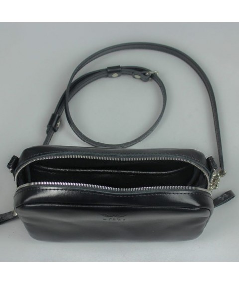 Faith leather bag black