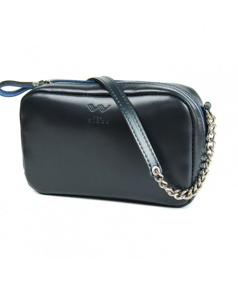 Faith leather bag blue