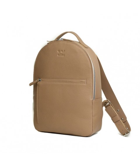 Leather backpack Groove M caramel flotar