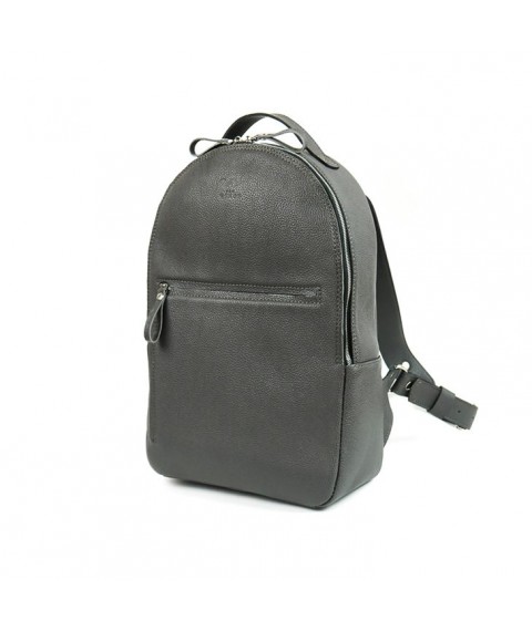 Leather backpack Groove M graphite