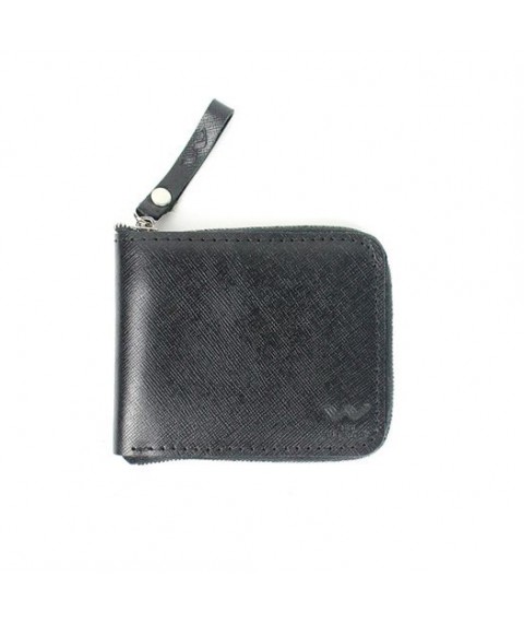 Шкіряне портмоне Keeper mini чорний