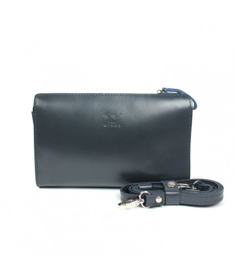 Leather mlatch blue