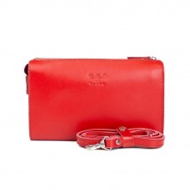 Women's leather mlatch red