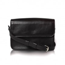 Leather mini bag Moment black