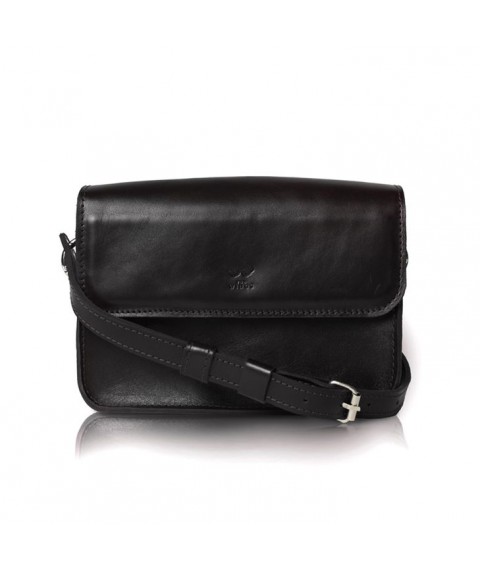 Leather mini bag Moment black