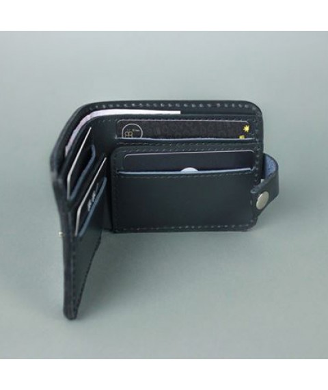 Leather wallet Mini 2.0 blue