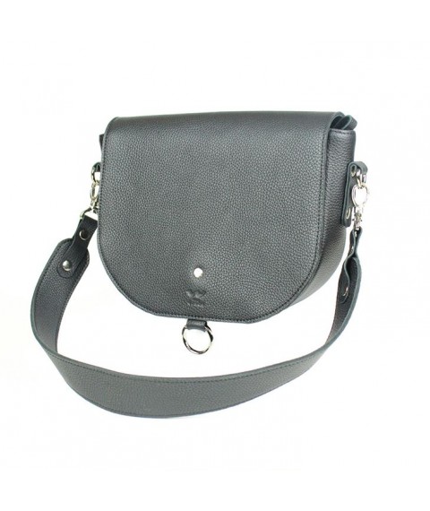 Women's leather bag Ruby L black flotar