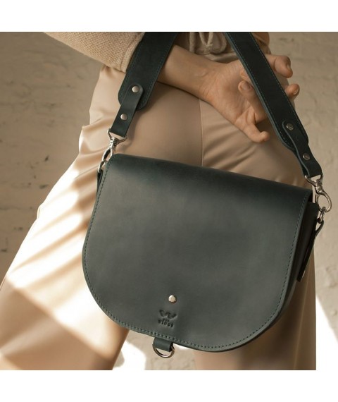 Women's leather bag Ruby L black