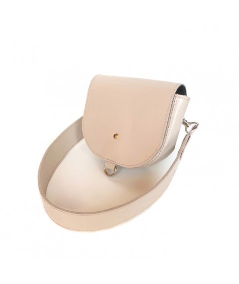 Women's leather bag Ruby S beige