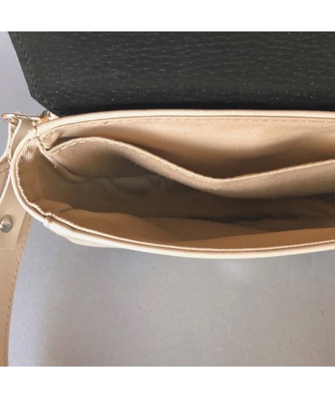 Women's leather bag Ruby S beige