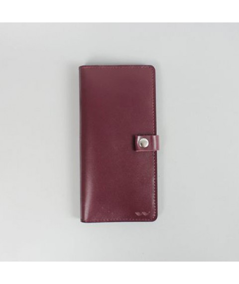 Leather travel case 2.0 wine