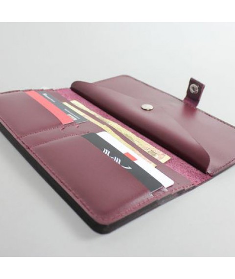 Leather travel case 2.0 wine