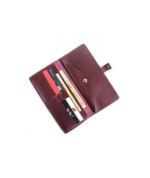 Leather travel case 2.0 wine