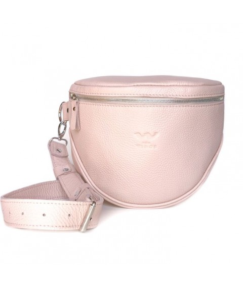 Leather waist bag-crossbody Vacation powder flotar