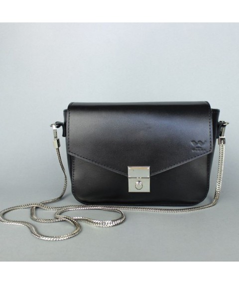 Жіноча шкіряна сумочка Yoko чорна